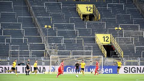 Geisterspiel Dortmund gegen Bayern im Mai 2020