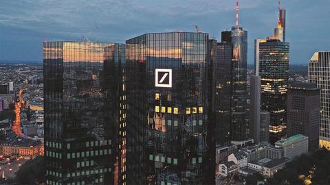 Gebäude der Konzernzentrale der Deutschen Bank in Frankfurt.