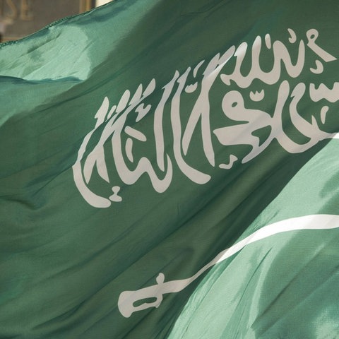 Die Flagge von Saudi-Arabien (Archivbild). (AP)