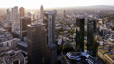 Das Bankenviertel in der Frankfurter Innenstadt (picture alliance / Geisler-Fotop)