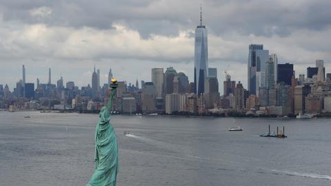 Ansicht von New York mit der Freiheitsstatue (REUTERS)