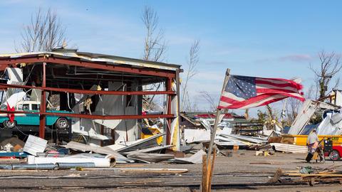 Verwüstung in Kentucky (EPA)