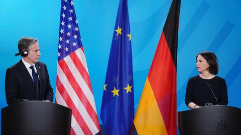Antony Blniken und Annalena Baerbock. (picture alliance/dpa/dpa-Pool)