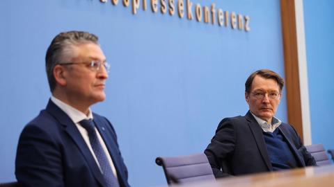 Lothar Wieler und Karl Lauterbach (AP)