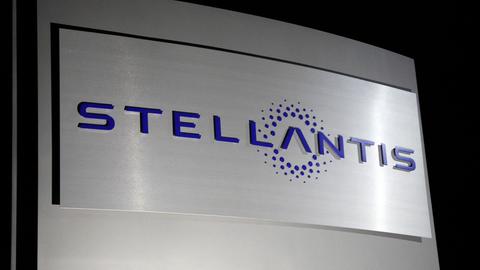 Logo des Großkonzerns Stellantis (AFP)