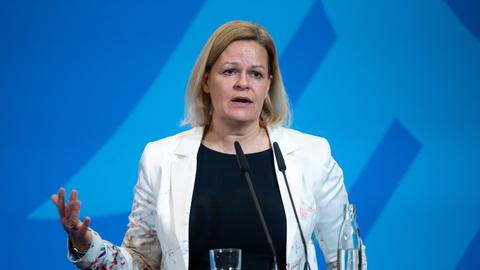 Innenministerin Nancy Faeser (SPD). (dpa)