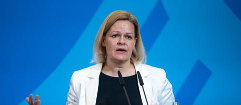 Innenministerin Nancy Faeser (SPD). (dpa)