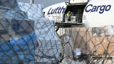 Frachtflugzeug der Lufthansa Cargo (dpa)