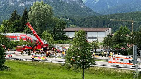 Zugunglück in Garmisch-Partenkirchen ()