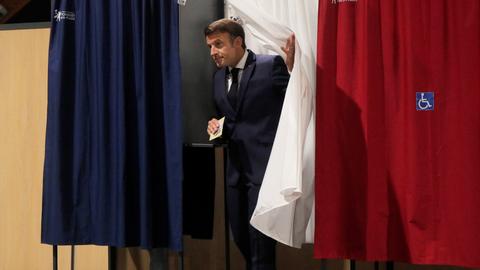 Präsident Macron (dpa)