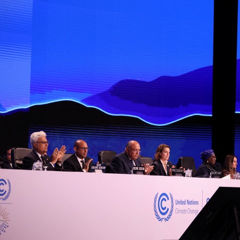 Minister während der Abschlussplenarsitzung des COP27-Klimagipfels (REUTERS)