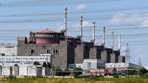 Das Atomkraftwerk Saporischschja (picture alliance / abaca)