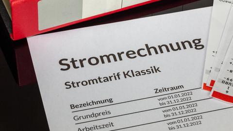 Nahaufnahme einer Stromrechnung (picture alliance / CHROMORANGE)