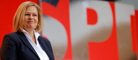 Bundesinnenministerin Nancy Faeser (SPD). (REUTERS)