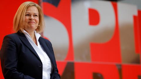 Bundesinnenministerin Nancy Faeser (SPD). (REUTERS)