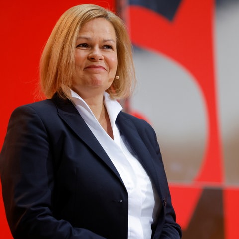 Bundesinnenministerin Nancy Faeser (SPD). (REUTERS)