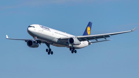 Ein Airbus A330-343 der Lufthansa beim Landeanflug (picture alliance)
