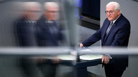 Frank-Walter Steinmeier am 16.6.2023 in Deutschen Bundestag