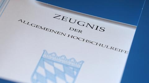 Abitur-Zeugnis aus Bayern