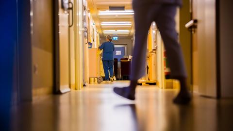 Der Gang der Intensivstation der Kinderklinik des St. Joseph-Krankenhauses in Berlin.