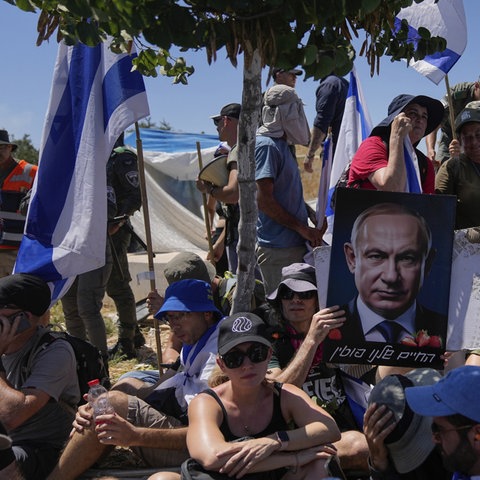 Demonstranten in Israel