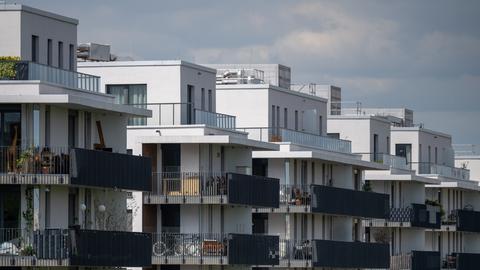 Blick auf Neubau-Wohnungen im Berliner Bezirk Schöneberg.