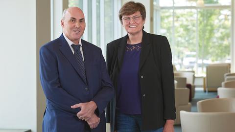 Katalin Kariko und Drew Weissman