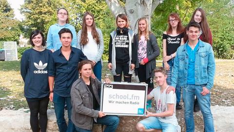 Schüler*innen der Bertha-von-Suttner-Schule Nidderau