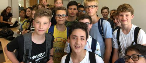 Schüler*innen des Gymnasiums Riedberg