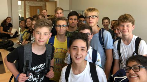 Schüler*innen des Gymnasiums Riedberg