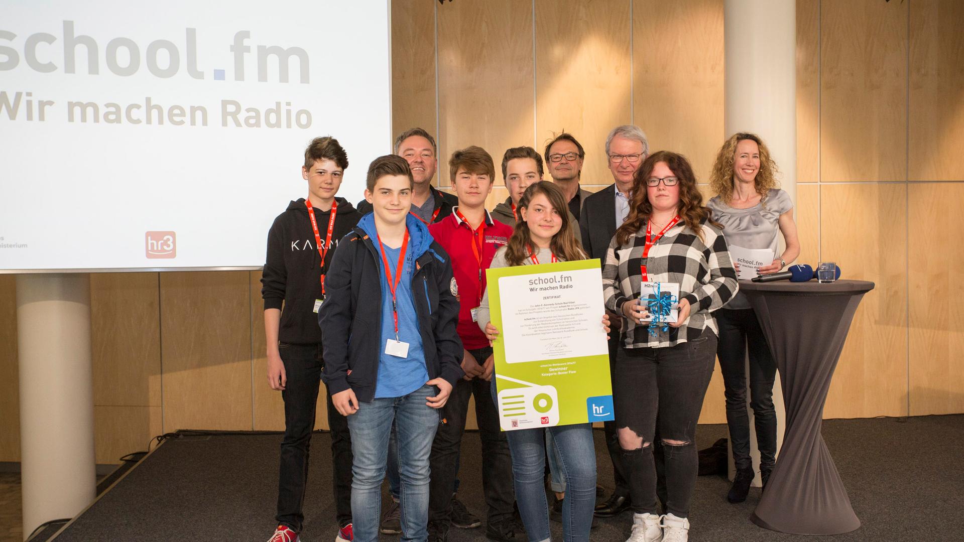 JohnF.KennedySchule Bad Vilbel Radio JFK hr.de