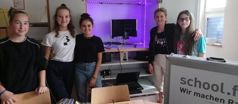 Die Radiomacher der I. E. Lichtigfeld-Schule Frankfurt 