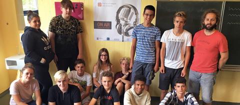Die Radiomacher der Mittelpunktschule Gadernheim