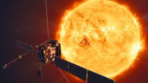 Sonde Solar Orbiter macht Sonnenbilder