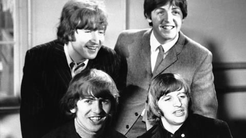 The Beatles 1965: John Lennon, Paul McCartney, George Harrison und Ringo Starr (l.-r.)