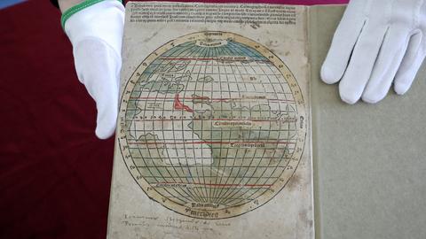 Wissen und mehr: Die Kopie einer Karte von Amerigo Vespucci 