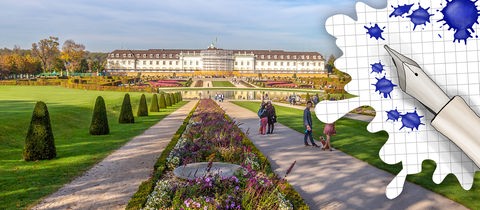 Als Blühendes Barock werden die Gärten um das Residenzschloss in Ludwigsburg in Baden-Württemberg bezeichnet. 