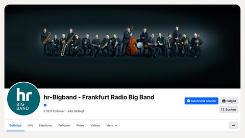 Die hr Bigband bei facebook