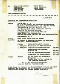 Der erste Ablauf der "Hessenschau" von 2. Januar 1961