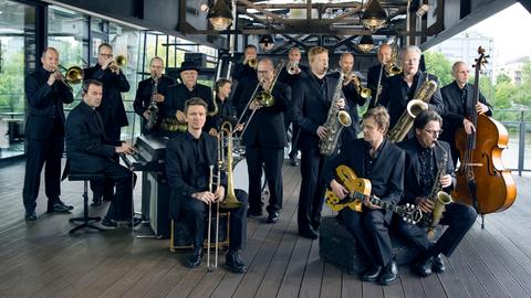 Die hr-Bigband ohne Dirigent 2014