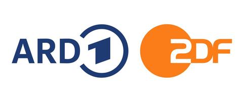 Das Logo von ARD und ZDF