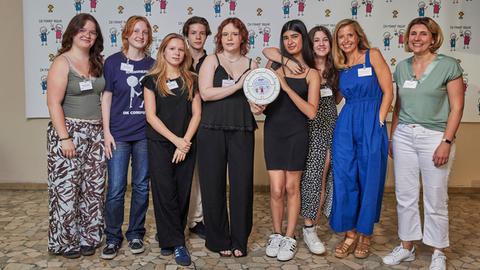 Die Integrierte Gesamtschule Kastellstraße in Wiesbaden holte den Preis "Beste schauspielerische Leistung". 