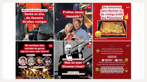 Die Seite von hr3 bei Instagram