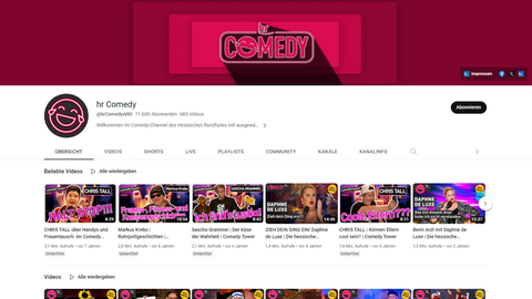 hr Youtube Comedy