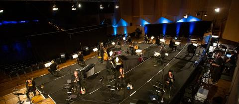 Ungewöhnliches Setting der hr-Bigband