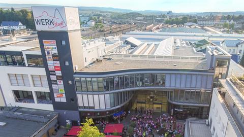 Shoppingpassage "WERKStadt": Luftaufnahme