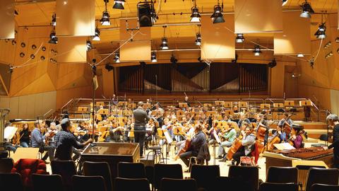 Das hr-Sinfonieorchester im hr-Sendesaal