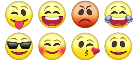 emojis zeigen Emotionen 