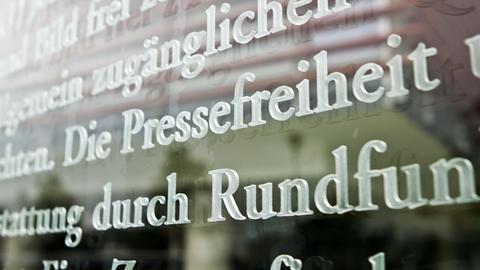 Gesetzestext zur Freiheit von Presse und Rundfunk