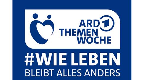 Logo, Schrift auf Blau: ARD-Themenwoche 2020, #BLEIBT ALLES ANDERS